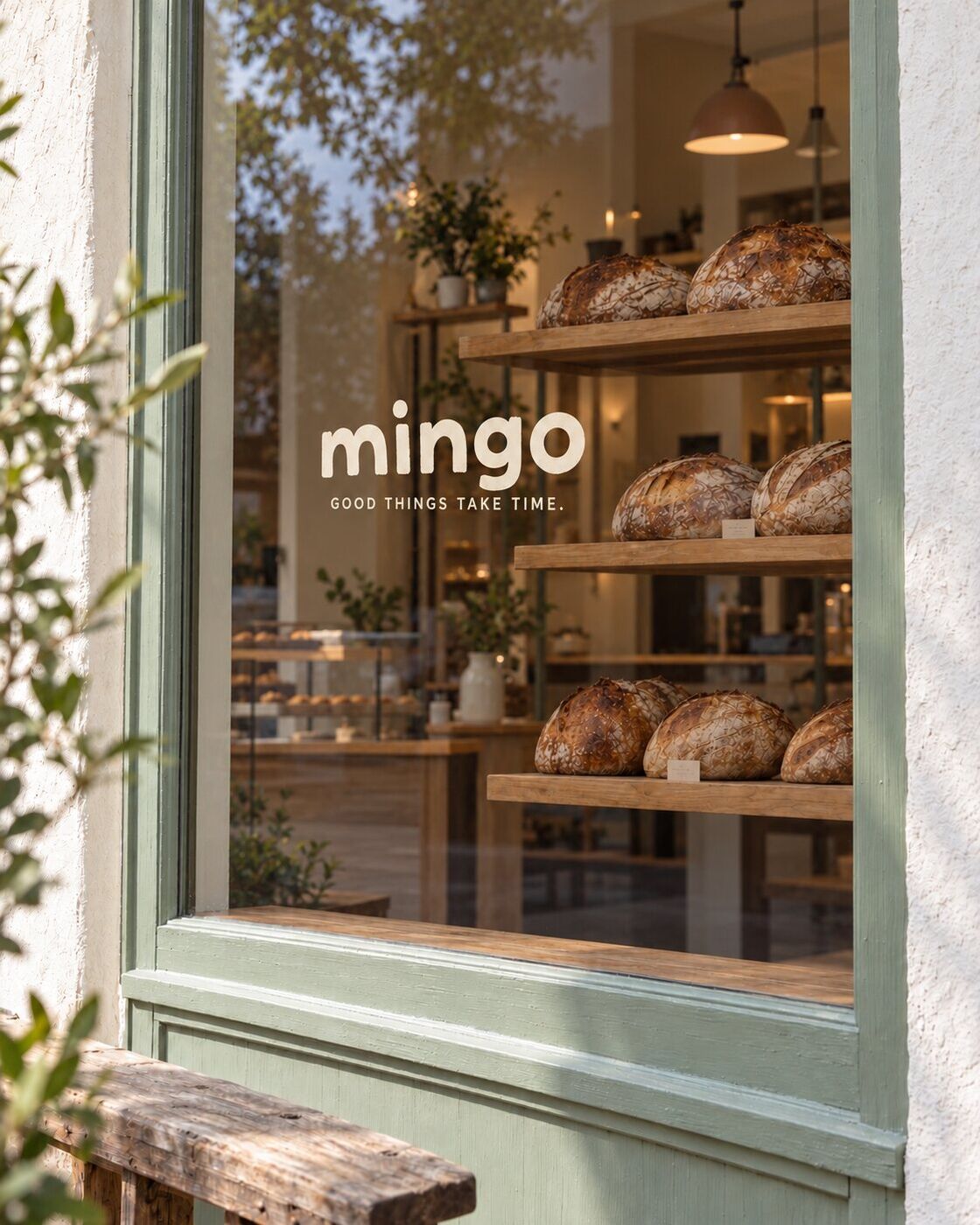 Mingo shop window in Roma Norte