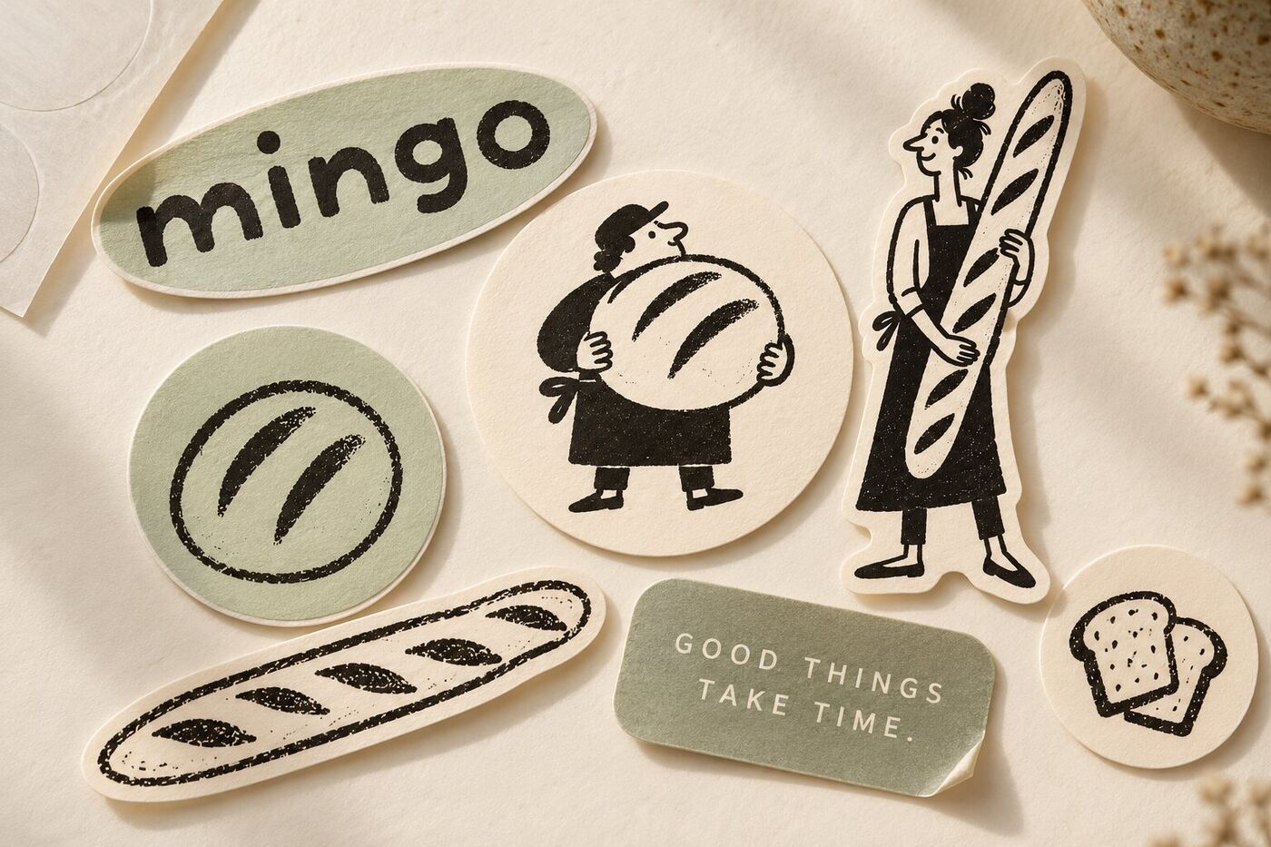 Mingo sticker set