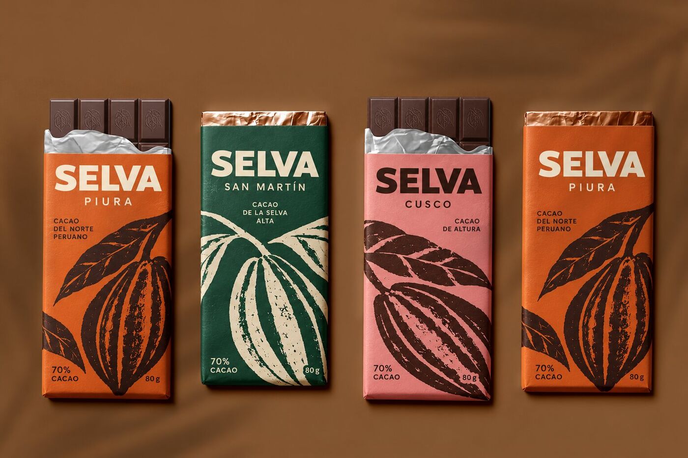 Selva bars from Piura, San Martin and Cusco