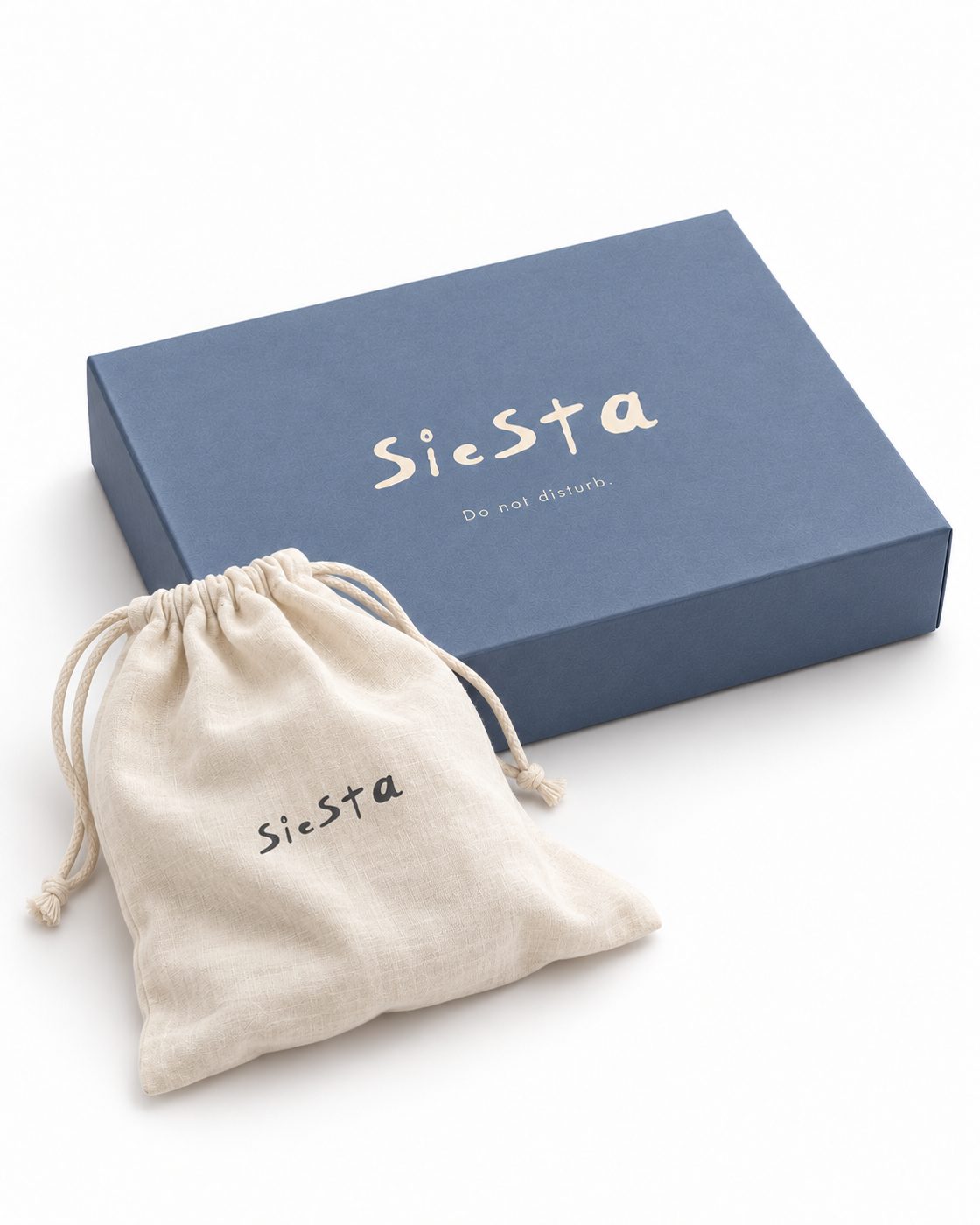 Siesta box, Do not disturb, with linen pouch